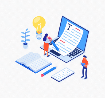 Imagen representativa de un escritor profesional creando contenidos de calidad para blogs, optimizados para SEO y adecuados para diversas necesidades digitales